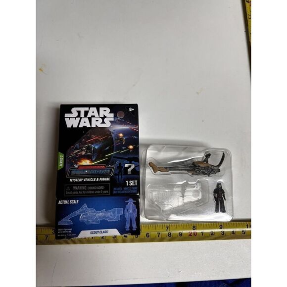 2023 Star Wars Micro Galaxy Squadron SERIES 3 Tusken Raider Nikto Speeder CGV-F - Picture 4 of 4